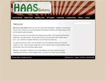 Tablet Screenshot of haas-bakery.com